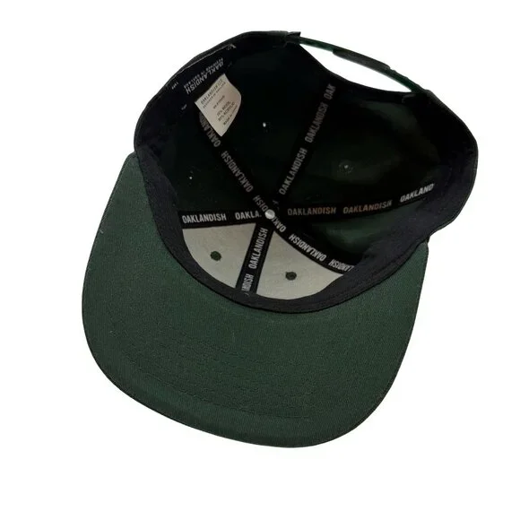 Oakland Ballers Snap Back Green & White Cap - Picture 5 of 6